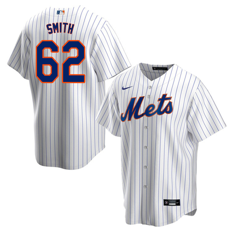 Nike Men #62 Drew Smith New York Mets Baseball Jerseys Sale-White